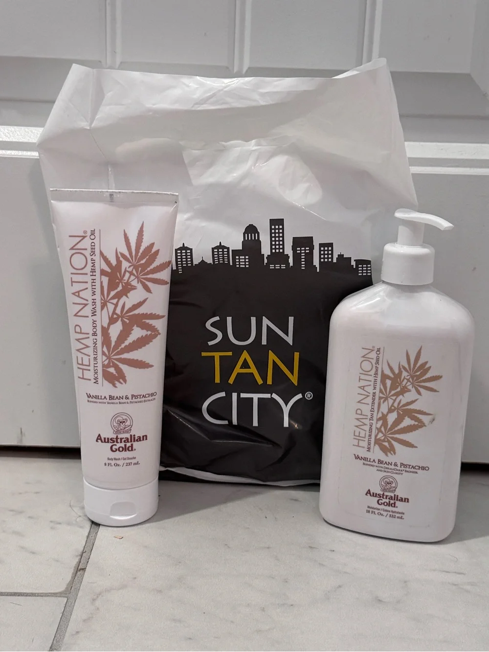 Australian Gold Vanilla Bean & Pistachio Body Lotion and Body Wash